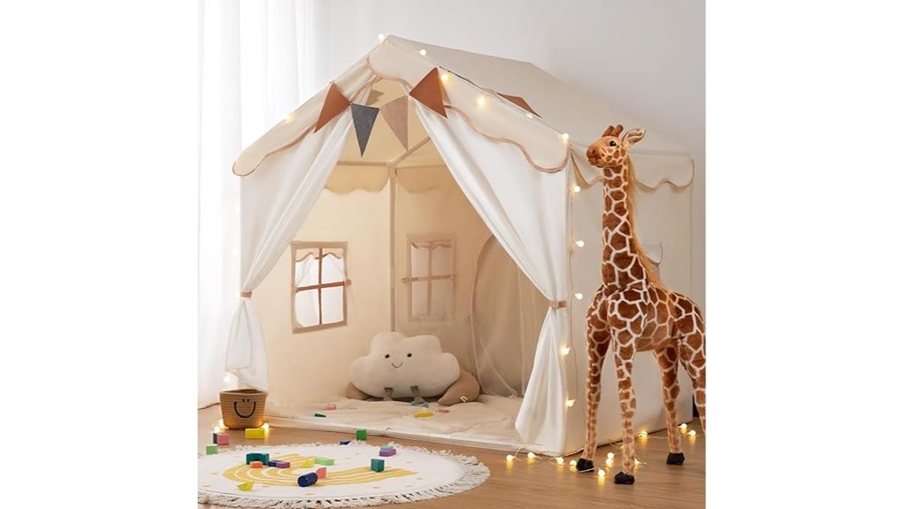 kids illuminated play tent set