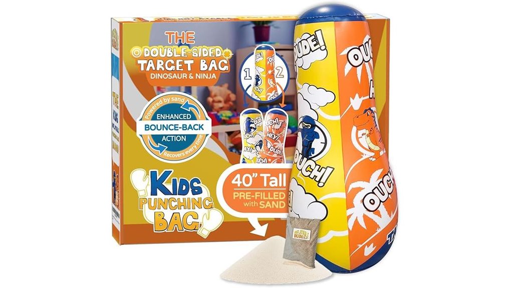 kids inflatable punching bop bag