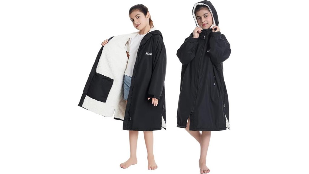 kids waterproof swim parka