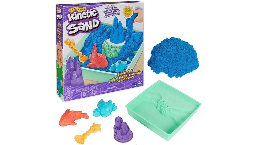 kinetic sand molds and tools