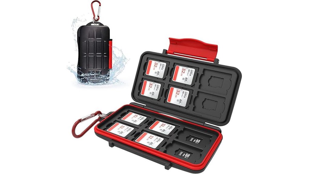 kiorafoto 24 slot memory case