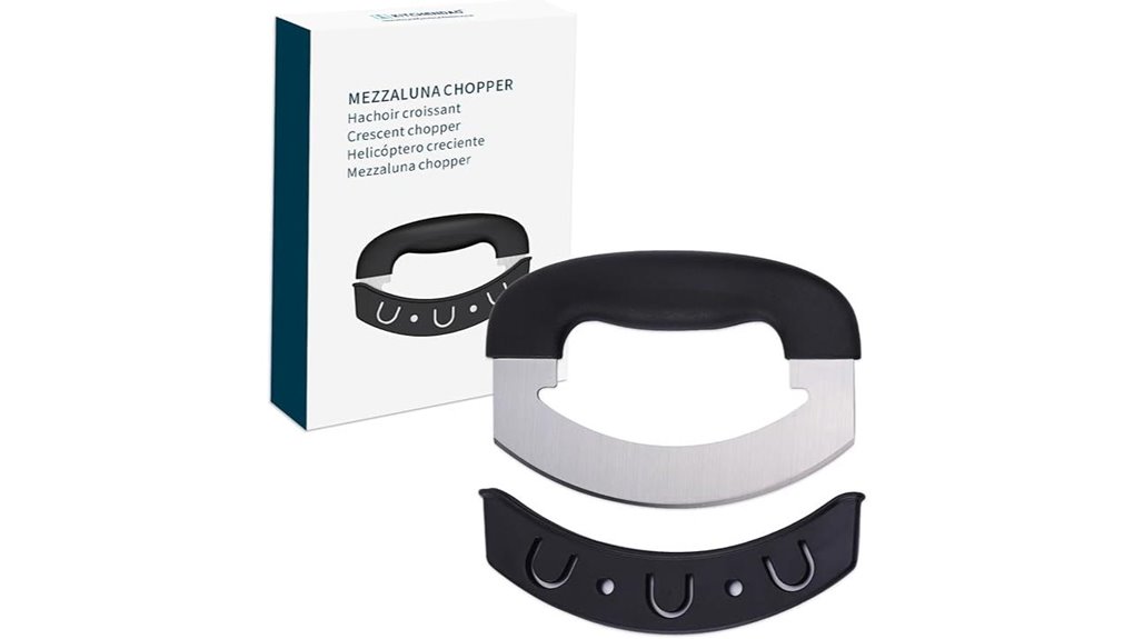 kitchendao mezzaluna pizza rocker