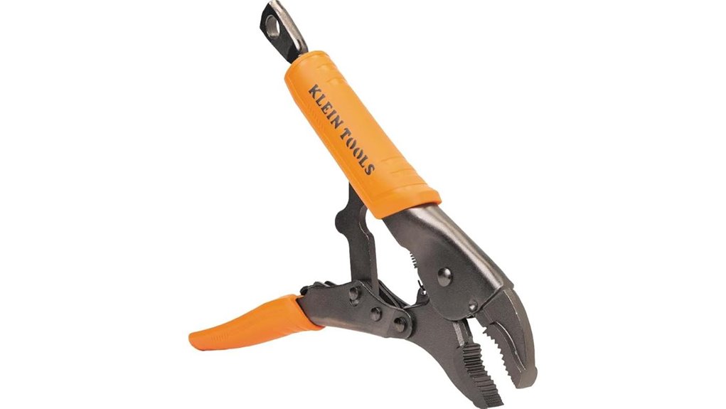 klein 10 inch curved lockingpliers