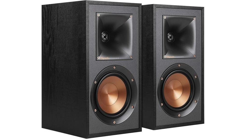 klipsch r 51m black bookshelf speakers