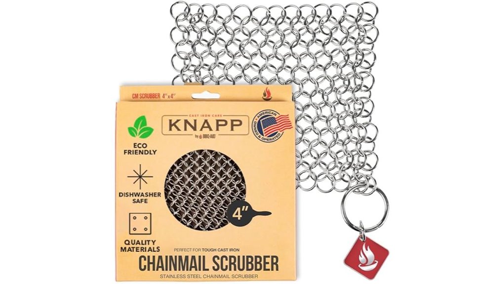 knapp four inch chainmail scrubber