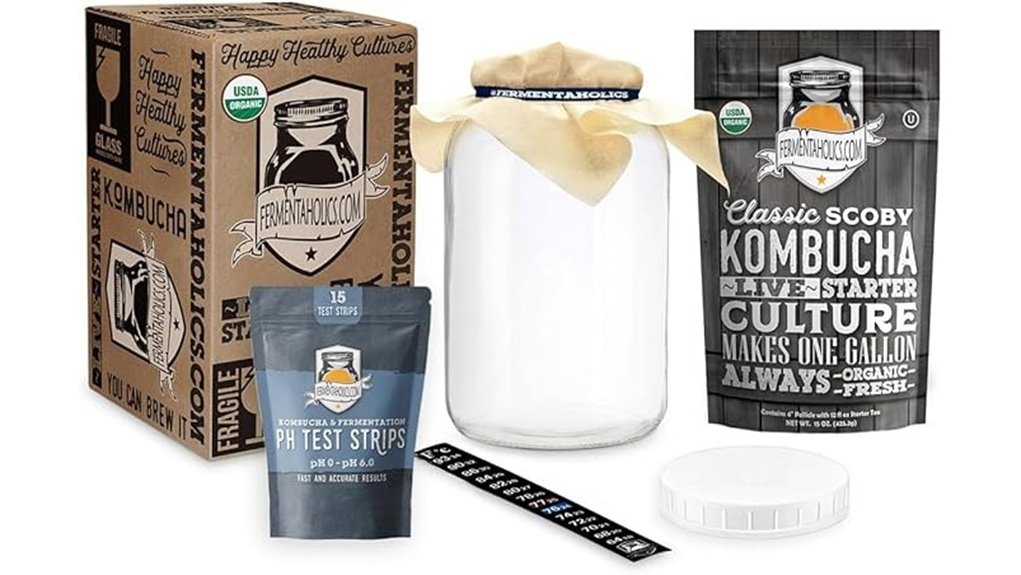 kombucha starter kit including scoby