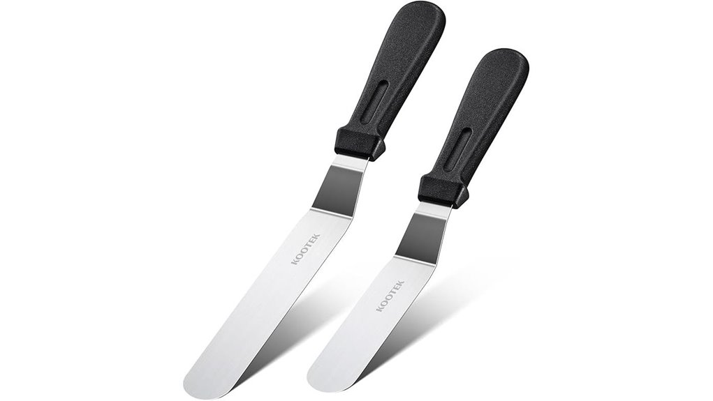 kootek angled offset icing spatulas
