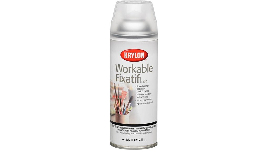krylon workable matte fixatif
