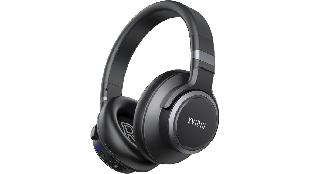 kvidio anc wireless over ear headphones