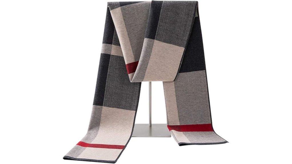 lallier long merino wool scarf