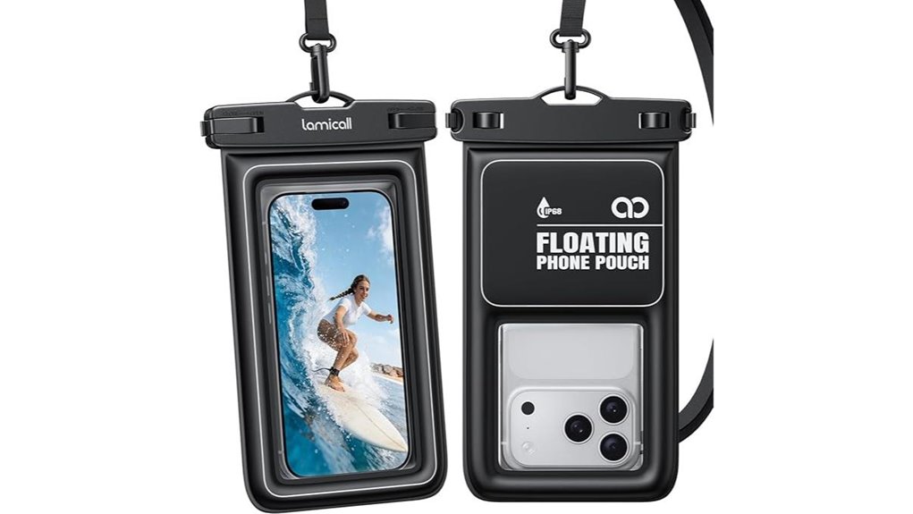 lamicall ip68 waterproof floating pouch