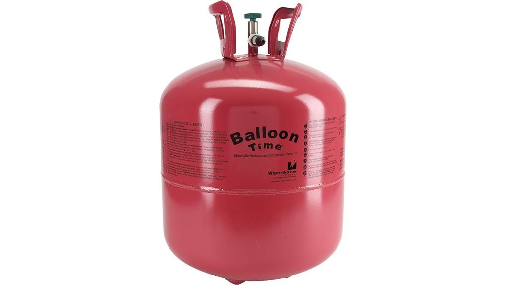 large 14 9 ft helium tank