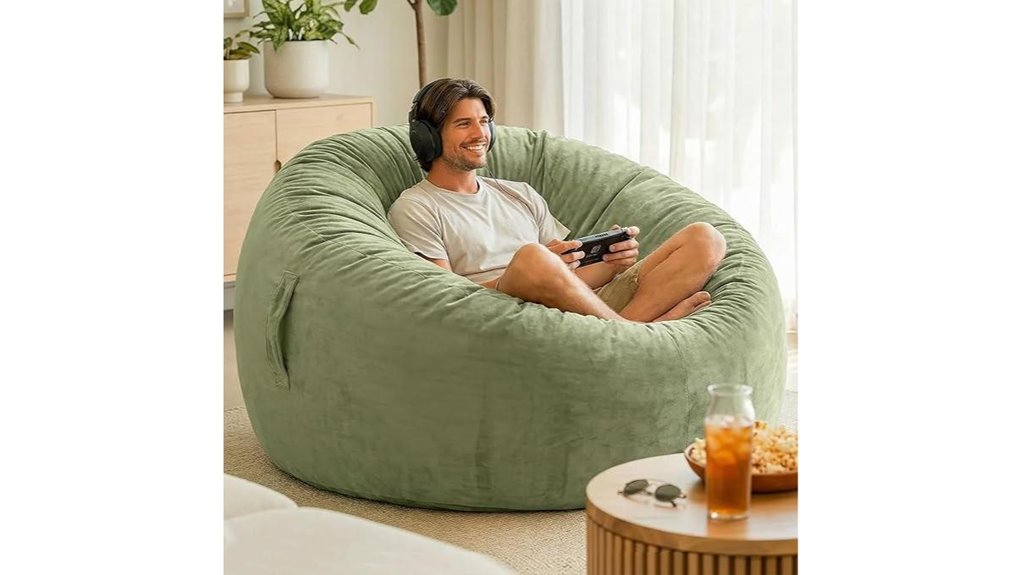 large 4ft adult beanbag chair