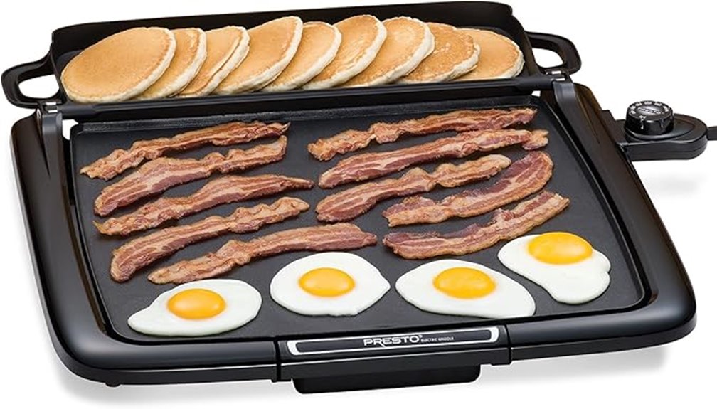 large cool touch electric griddle