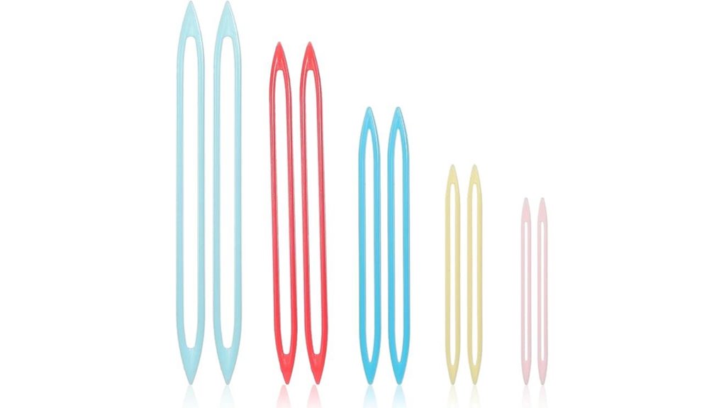 large eyed plastic weaving needles