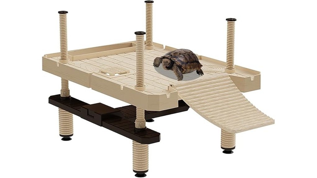 large floating turtle basking platform