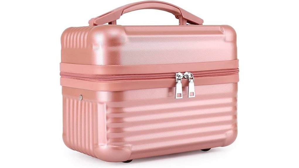large hard shelled makeup case
