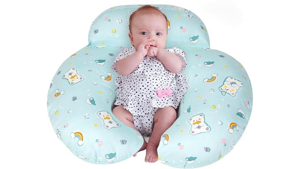 large nursing pillow removable cover