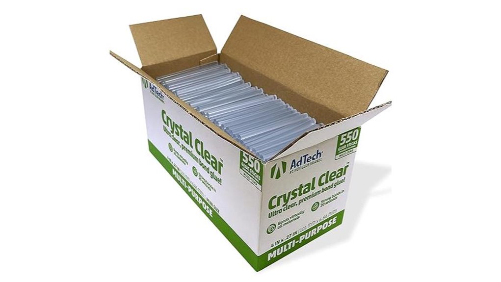 large pack clear hot glue sticks