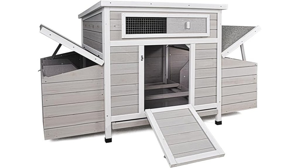 large six nest outdoor coop