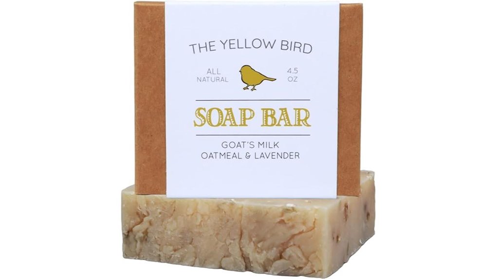 lavender goat milk oatmeal soap