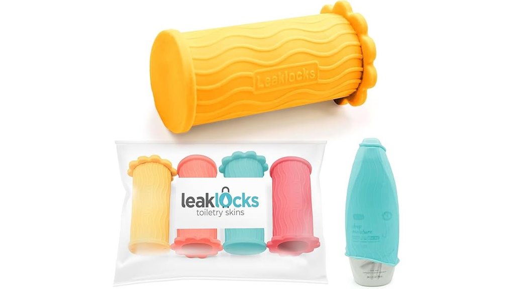 leak proof travel container sleeves