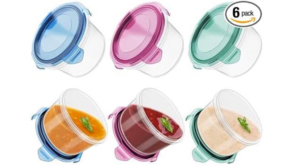 leakproof 2 7oz salad containers