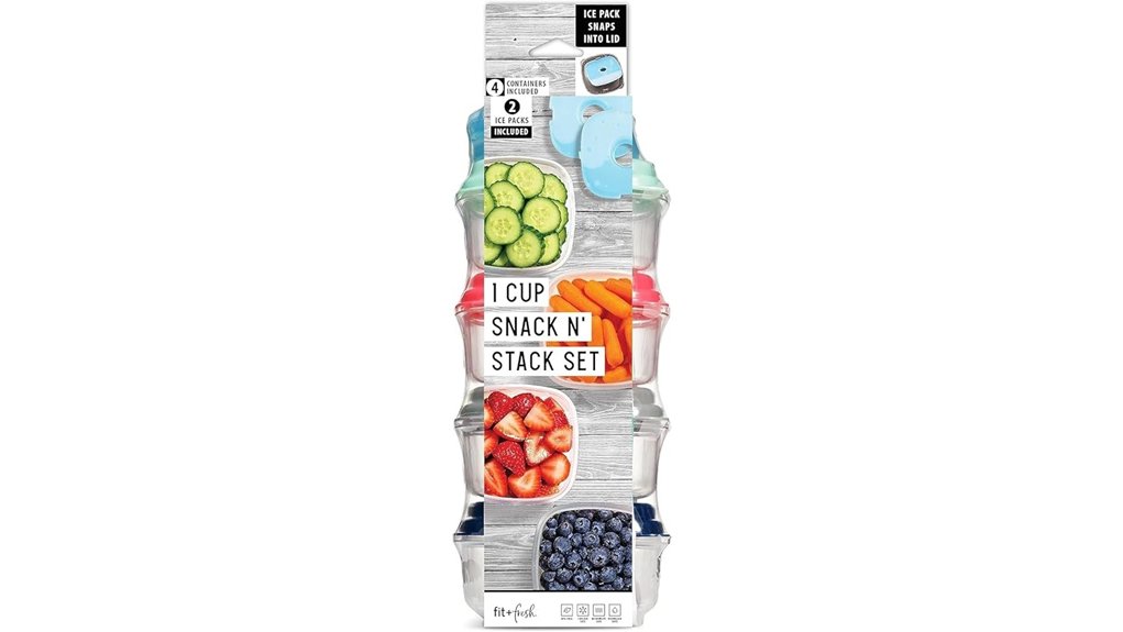 leakproof 8oz snack containers