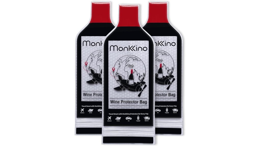 leakproof reusable wine bottle protectors