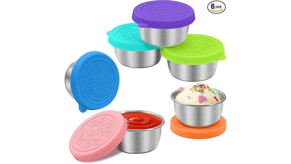 leakproof stainless steel dressing containers