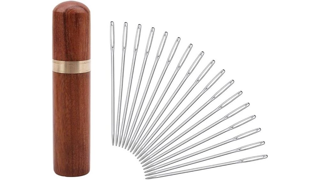 leather big eye needles pack