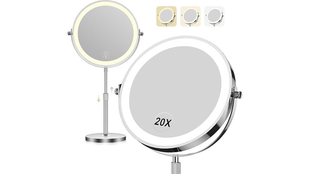 led 360 rotating magnifier