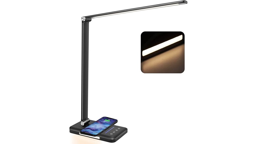 led desk lamp with charger