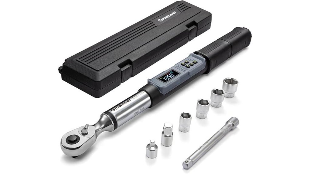 led equipped 3 8 inch torque wrench