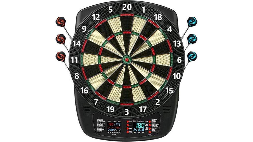 led soft tip electronic dartboard
