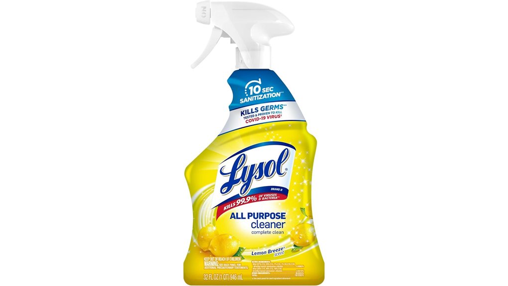 lemon scented disinfecting all purpose cleaner