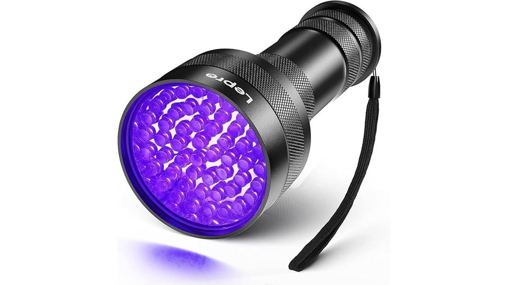 lepro 395nm 51 led blacklight detector