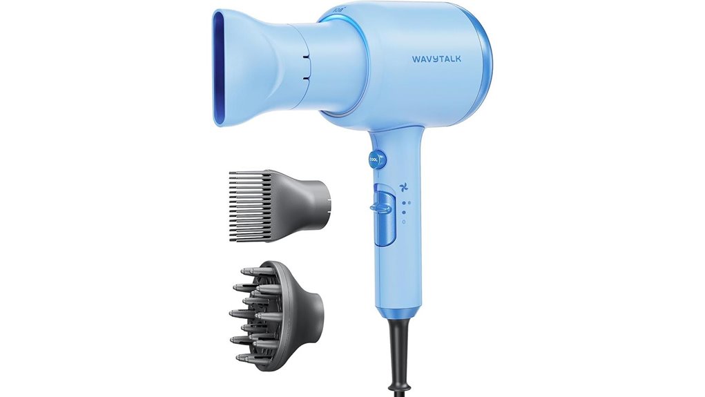 light blue ionic hair dryer