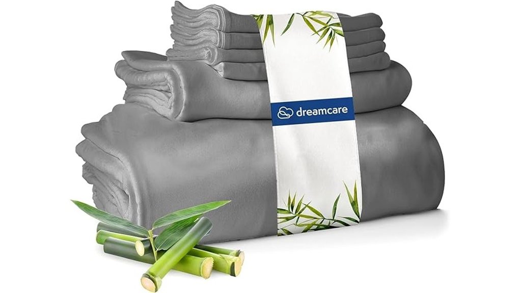 light gray bamboo viscose sheets