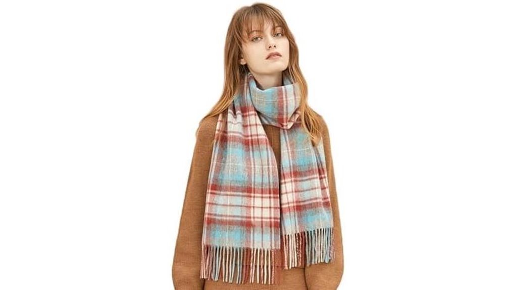 lightweight 100 merino wool scarf