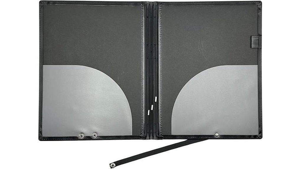 lightweight black choir folder