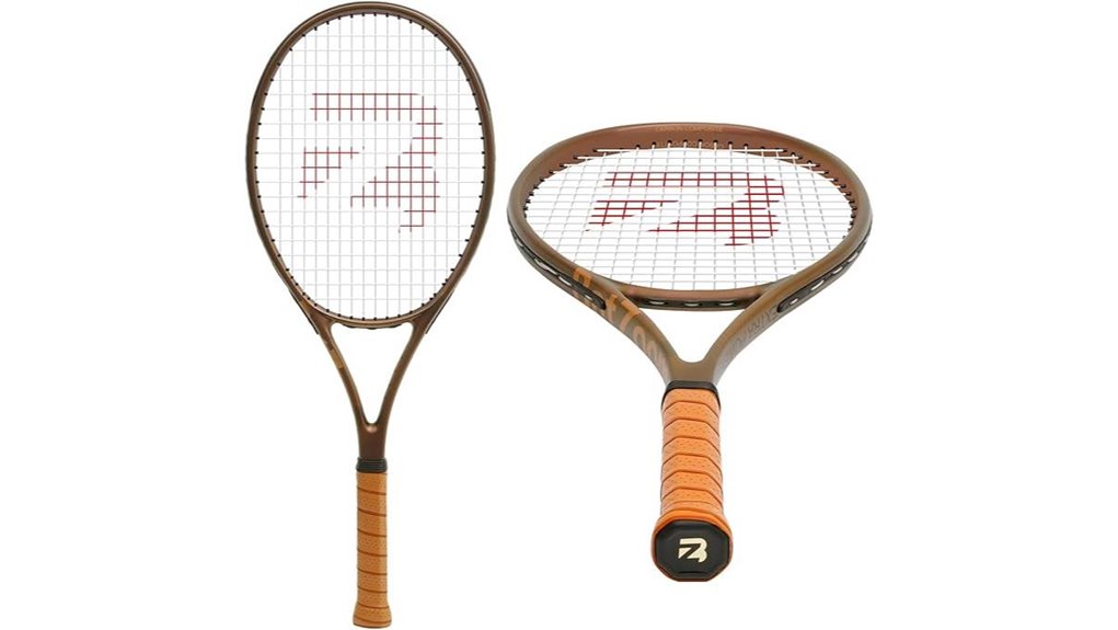 lightweight graphite tennis racket with bag