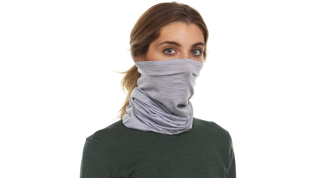 lightweight merino wool multifunctional gaiter