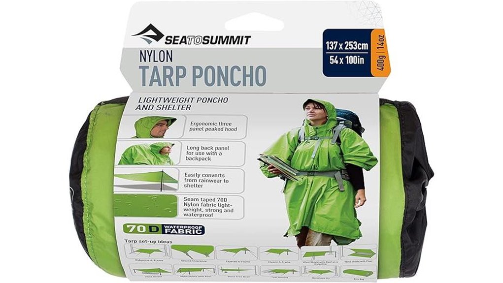 lightweight multifunctional nylon raincover
