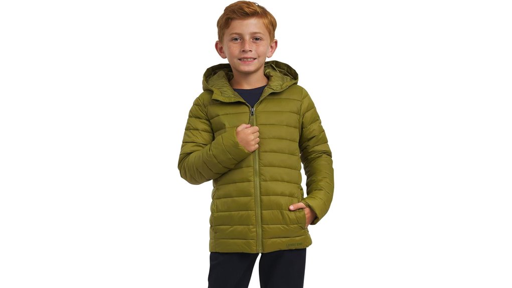 lightweight packable insulated puffer