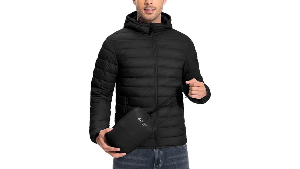 lightweight packable men s puffer
