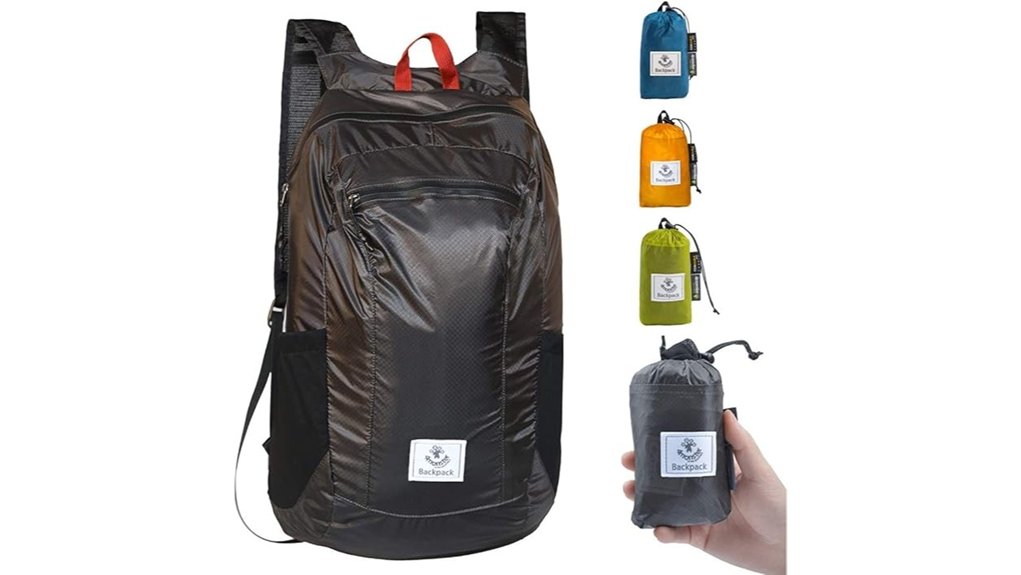 lightweight packable water resistant daypack