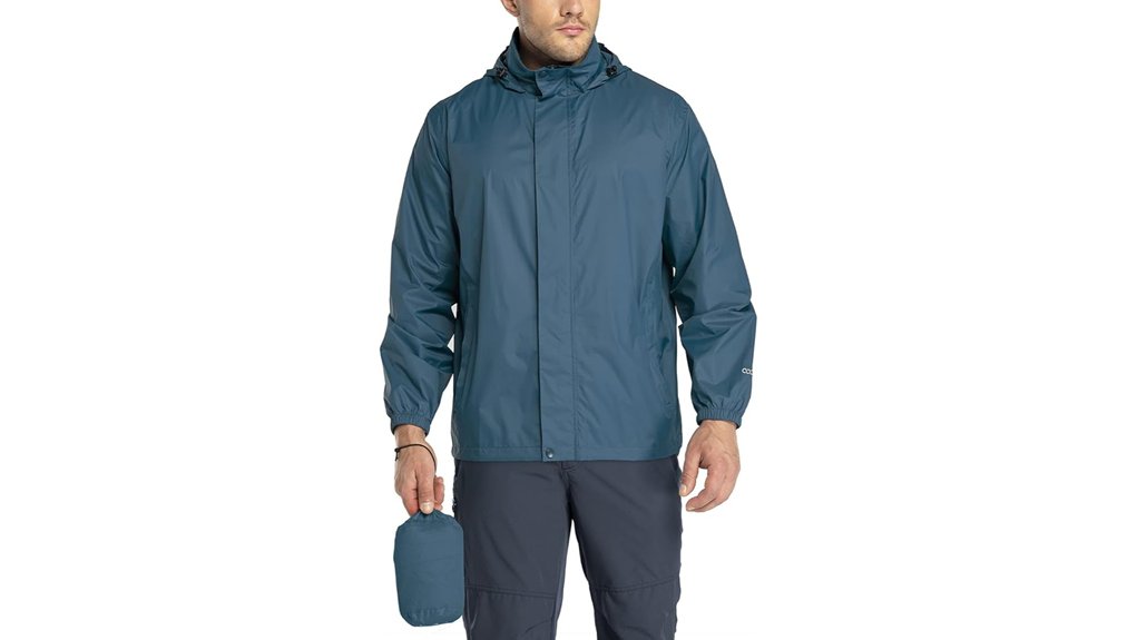 lightweight packable waterproof men s jacket