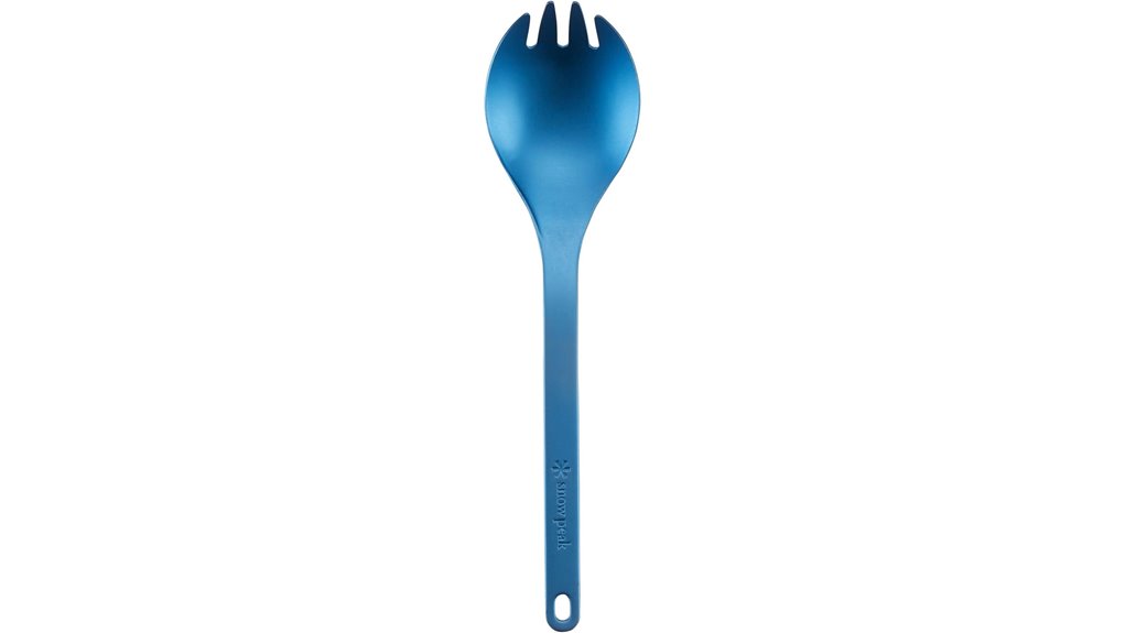 lightweight titanium camping spork