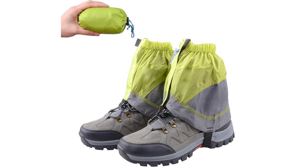 lightweight waterproof hiking ankle gaiters